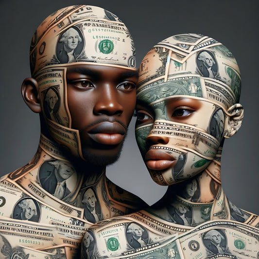 Art Numérique Minimaliste - Poster Géométrique Moderne | MoneyMoney