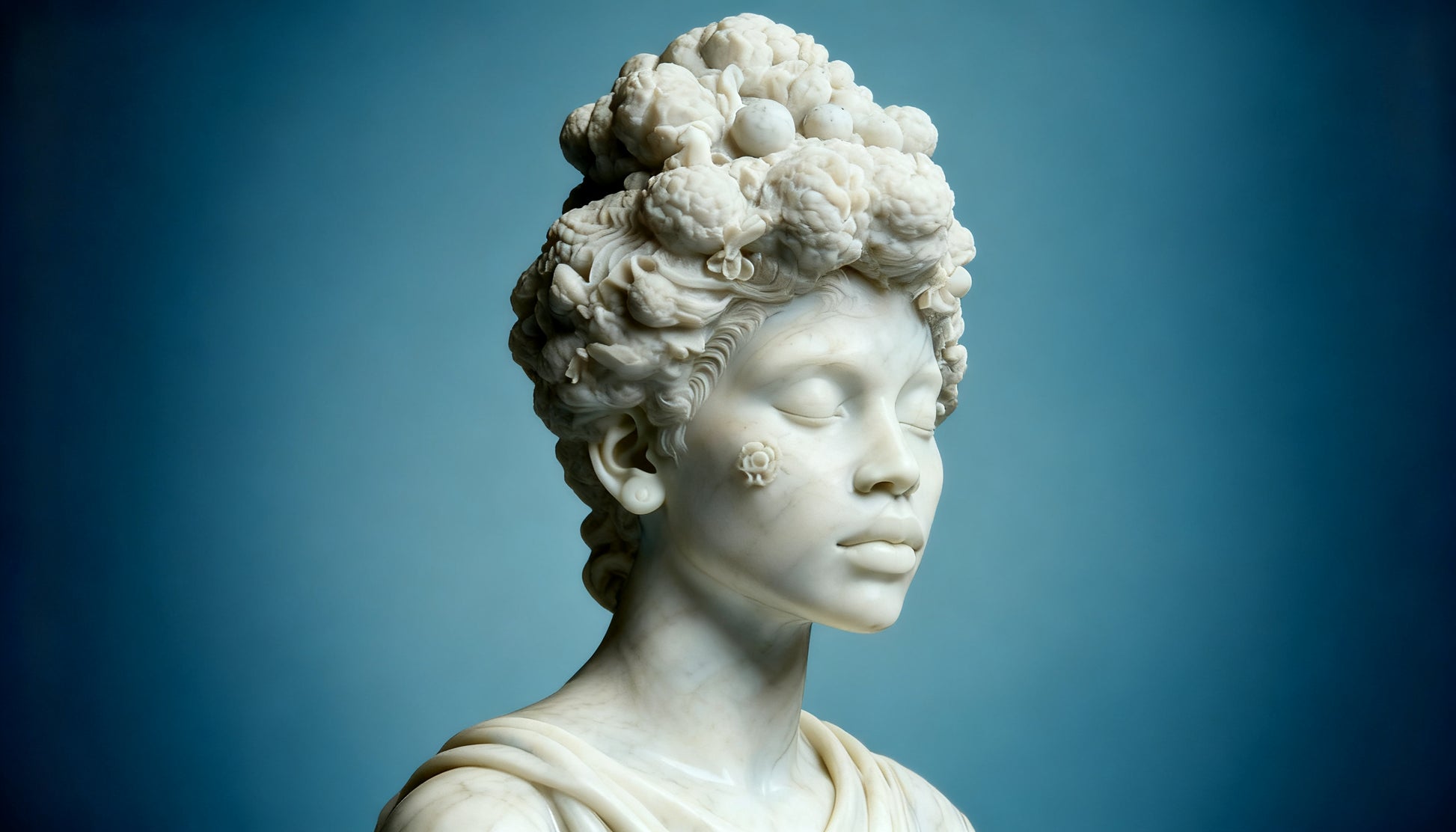 Art contemporain sculpture en marbre creation artistique unique Pixelbyart