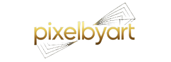 Logo Pixelbyart pour interface de paiement et checkout