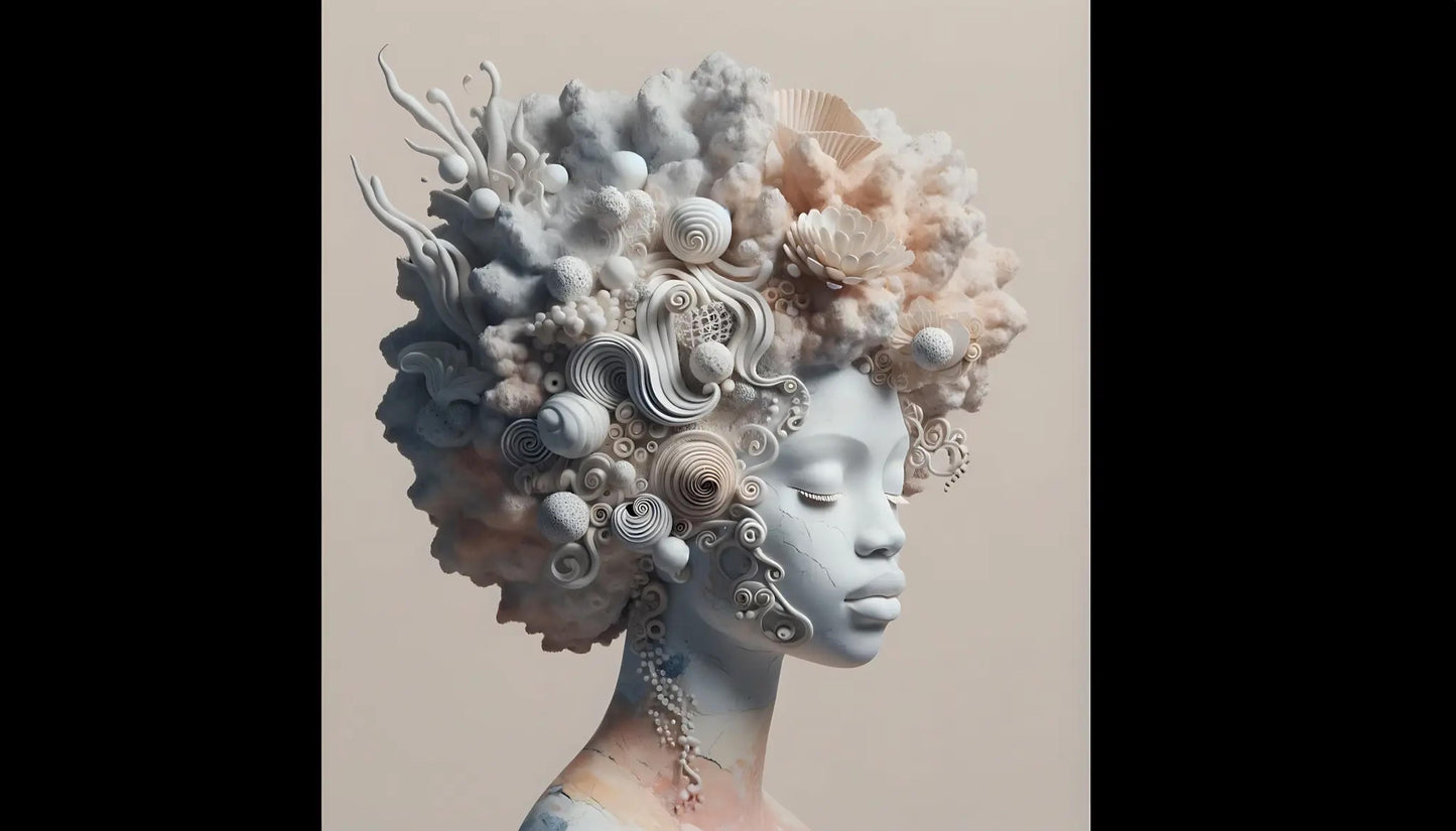 Produit de beauté pour cheveux afro naturels de la marque pixelbyart