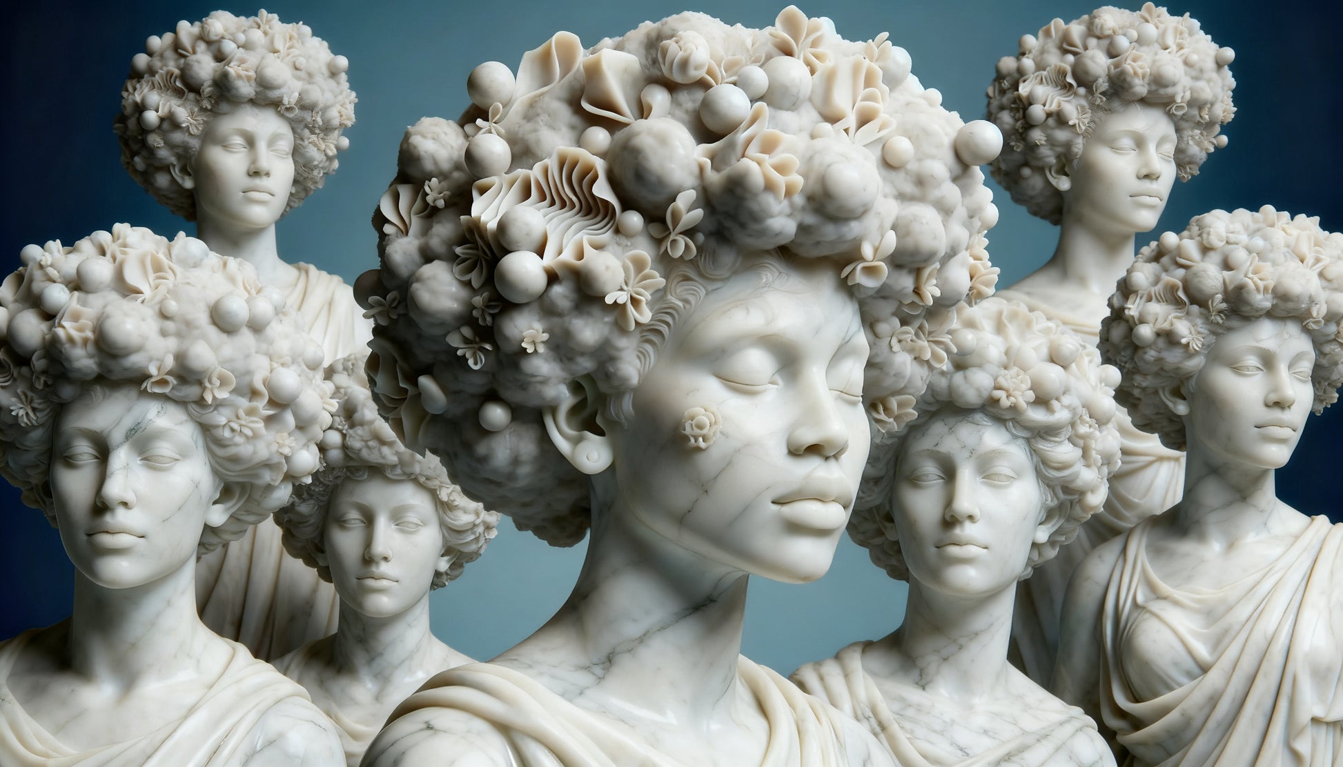 Sculpture en marbre art contemporain creation artistique Pixelbyart